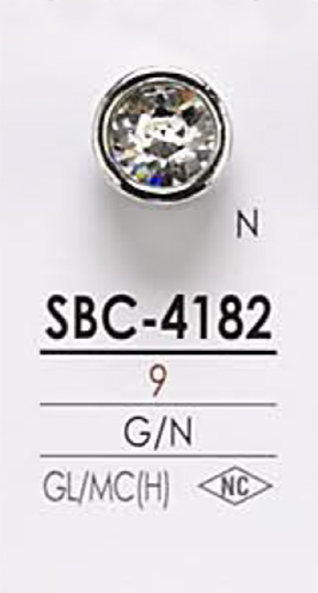 SBC4182 Pulsante Di Pietra Di Cristallo IRIS