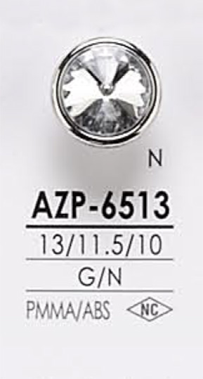 AZP6513 Pulsante Di Pietra Di Cristallo IRIS