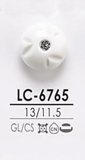 LC6765 Bottone In Pietra Di Cristallo Rosa Simile A Un Ricciolo Per La Tintura[Pulsante] IRIS