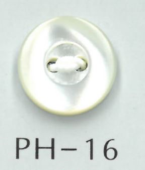 PH16 Bottone A Conchiglia Bordato A 2 Fori[Pulsante] Sakamoto Saji Shoten