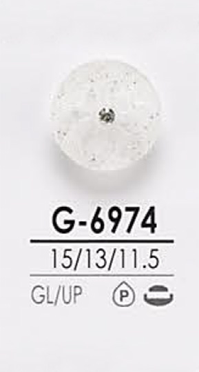 G6974 Bottone In Pietra Di Cristallo Rosa Simile A Un Ricciolo Per La Tintura[Pulsante] IRIS