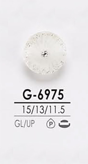 G6975 Bottone In Pietra Di Cristallo Rosa Simile A Un Ricciolo Per La Tintura[Pulsante] IRIS