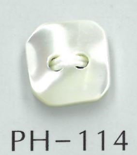 PH114 Bottone A Conchiglia Quadrato A 2 Fori[Pulsante] Sakamoto Saji Shoten