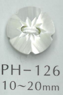 PH126 Bottone Con Conchiglia A Fiore A 2 Fori[Pulsante] Sakamoto Saji Shoten