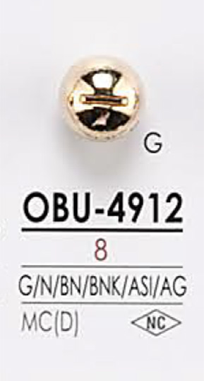 OBU4912 Bottone In Metallo Con Motivo A Vite[Pulsante] IRIS