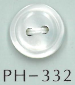 PH332 Bottone Rotondo A Conchiglia A 2 Fori[Pulsante] Sakamoto Saji Shoten