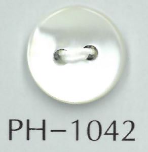PH1042 Bottone A Conchiglia Piatto Con 2 Fori E Spessore Di 2 Mm[Pulsante] Sakamoto Saji Shoten