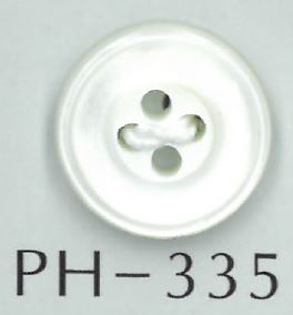 PH335 Bottone Doppia Conchiglia A 4 Fori[Pulsante] Sakamoto Saji Shoten