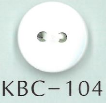KBC-104 CONCHIGLIA BIANCO Bottone Conchiglia Piatta A 2 Fori[Pulsante] Sakamoto Saji Shoten