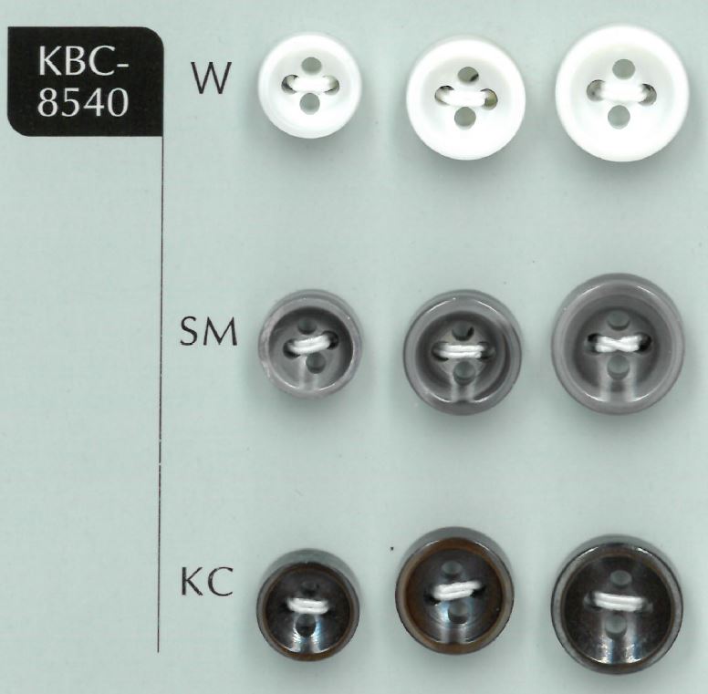 KBC-8540 Bottone A Conchiglia Spesso 4 Fori Da 4 Mm[Pulsante] Sakamoto Saji Shoten