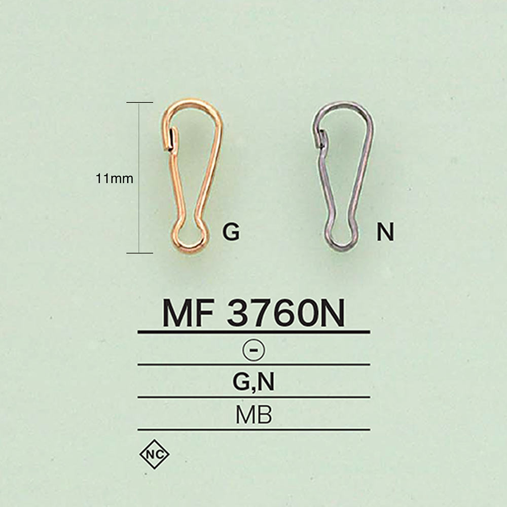 MF3760N Raccordi In Metallo Per Portachiavi[Merci Varie E Altri] IRIS