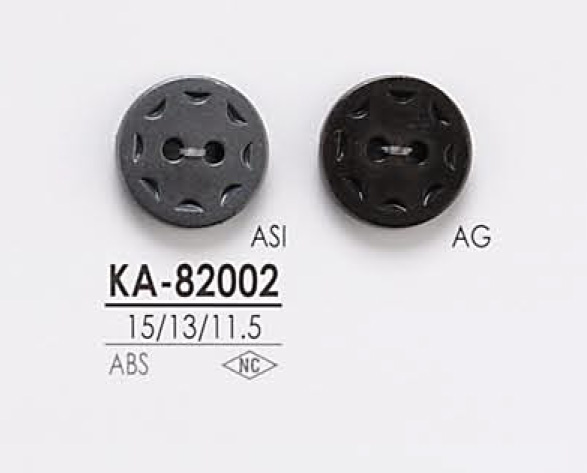 KA82002 Bottone In Metallo A 4 Fori Per Giacche E Abiti[Pulsante] IRIS