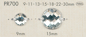 PR700 Bottone Trasparente Con Taglio A Diamante[Pulsante] DAIYA BUTTON