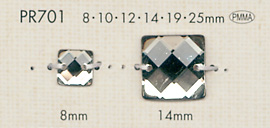 PR701 Bottone Quadrato Con Taglio A Diamante[Pulsante] DAIYA BUTTON