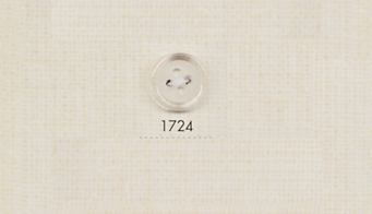 1724 BOTTONI DAIYA Bottone In Poliestere A 4 Fori (Trasparente)[Pulsante] DAIYA BUTTON