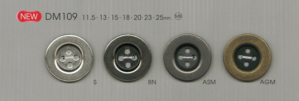 DM109 Bottoni In Metallo Per Camicie E Giacche Semplici[Pulsante] DAIYA BUTTON