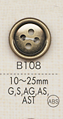 B108 Semplici Bottoni In Metallo Colorato Per Camicie E Giacche[Pulsante] DAIYA BUTTON