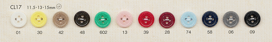 CL17 Bottoni In Plastica A 4 Fori Zoppi Per Camicie E Camicette[Pulsante] DAIYA BUTTON