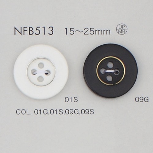 NFB513 Bottone In Resina Poliestere/ottone[Pulsante] DAIYA BUTTON