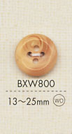 BXW800 Bottone A 4 Fori In Legno Di Materiale Naturale[Pulsante] DAIYA BUTTON