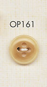 OP161 Elegante Bottone In Poliestere A 4 Fori Simil Bufalo[Pulsante] DAIYA BUTTON