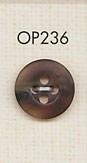OP236 Bottone In Poliestere Opaco A 4 Fori Simile A Bufalo[Pulsante] DAIYA BUTTON
