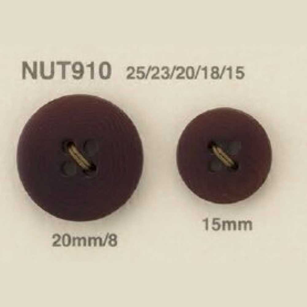 NUT-910 Bottone A 4 Fori Dado In Materiale Naturale[Pulsante] IRIS