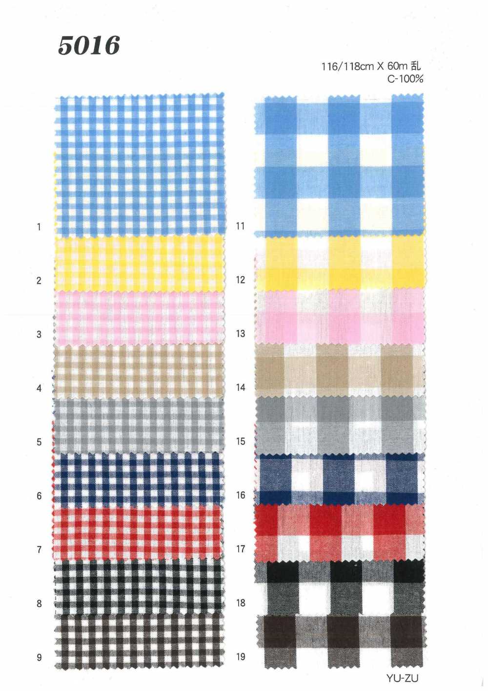 MU5016 Elaborazione Della Rondella A Quadretti A Quadretti[Tessile / Tessuto] Ueyama Textile