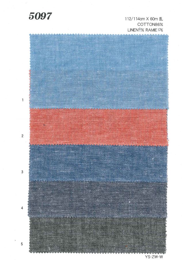 MU5097 Salopette Di Lino[Tessile / Tessuto] Ueyama Textile