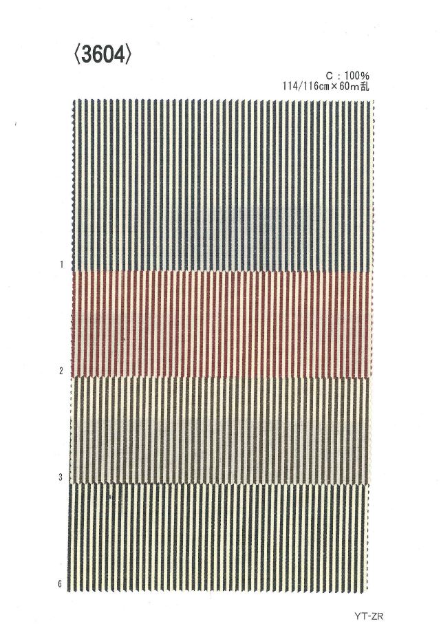 3604 Righe Colorate Tinte In Filo[Tessile / Tessuto] Ueyama Textile