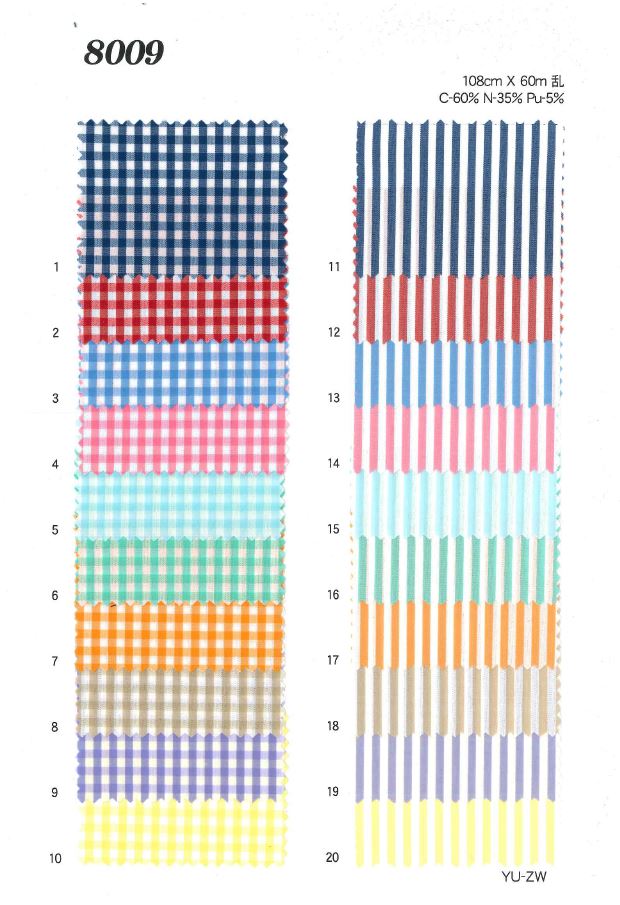 8009 Percalle Elasticizzato[Tessile / Tessuto] Ueyama Textile