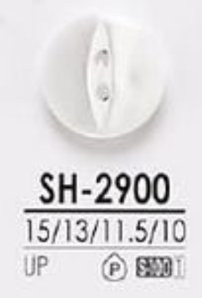 SH-2900 Foro Frontale In Resina Poliestere 2 Fori, Bottone Lucido[Pulsante] IRIS