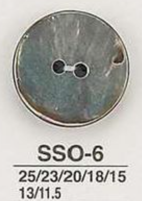SSO6 Conchiglia In Materiale Naturale Realizzata Con Bottone Lucido A 2 Fori[Pulsante] IRIS