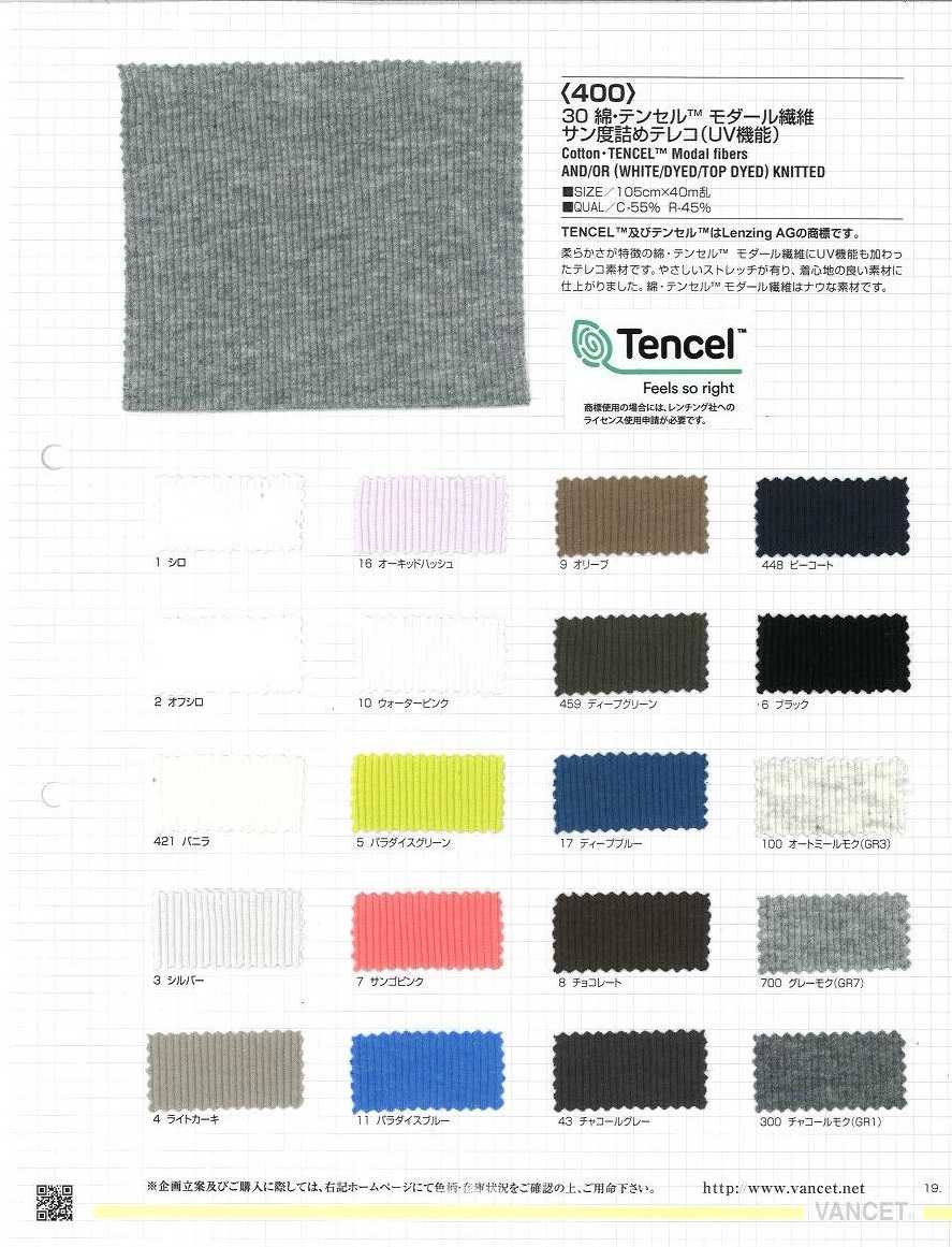 400 30 % Tereko (Funzione UV)[Tessile / Tessuto] VANCET