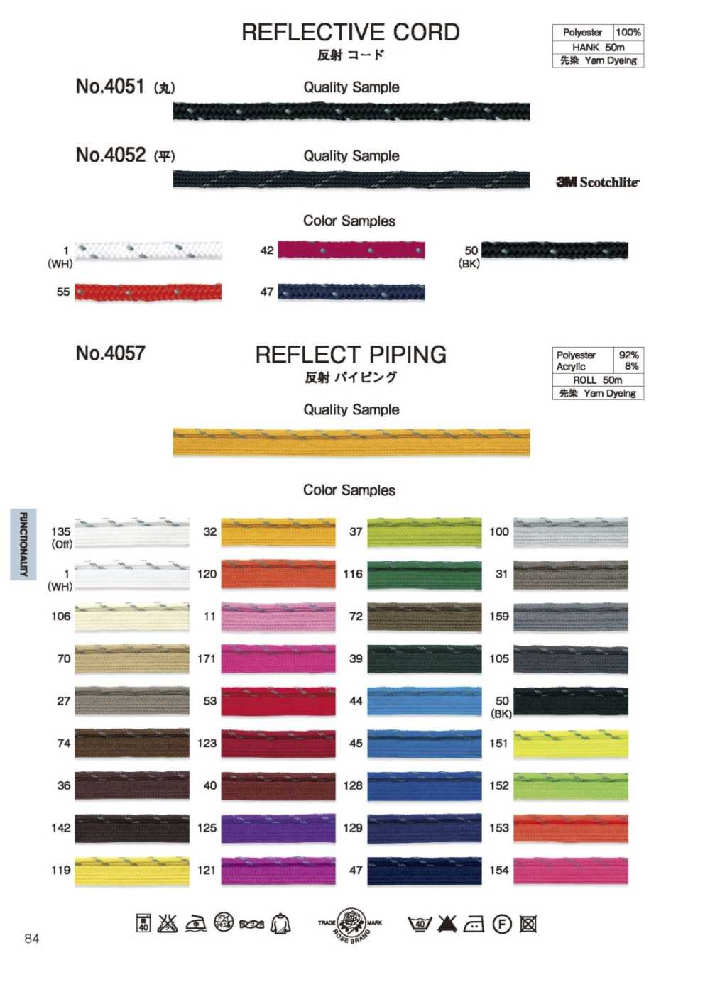 4052 Cavo Di Tiro A Rotolo (Piatto) (Circa 5 Mm)[Cavo A Nastro] ROSE BRAND(Marushin)