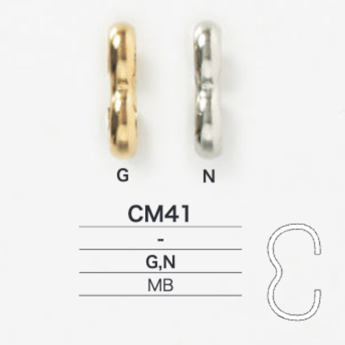 CM41 Raccordi In Metallo Ad Arco[Fibbie E Anello] IRIS