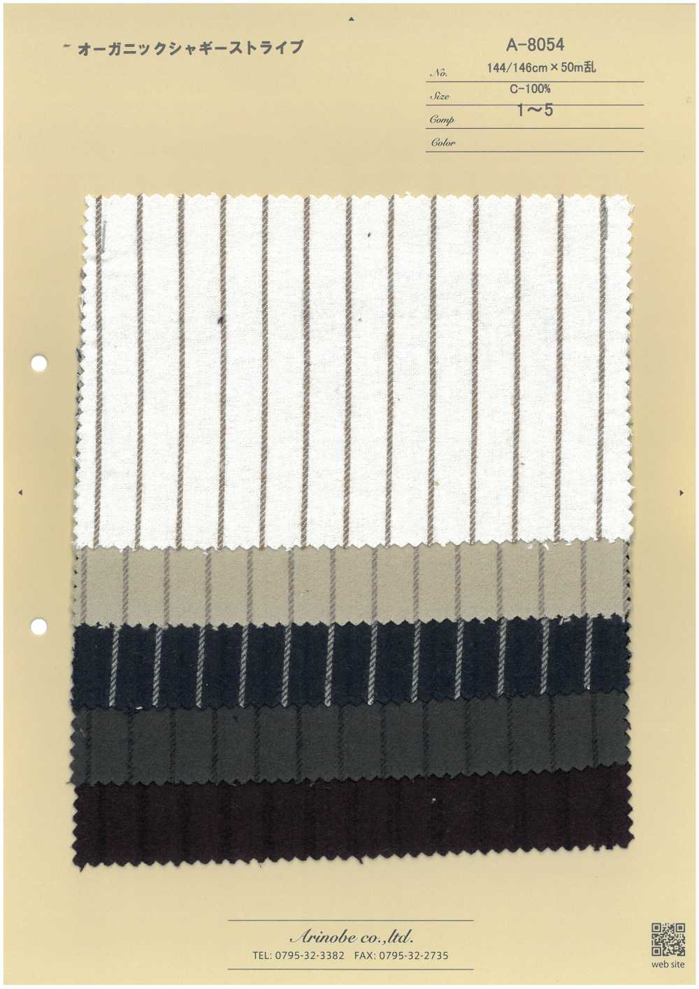 A-8054 Strisce Shaggy Biologiche[Tessile / Tessuto] ARINOBE