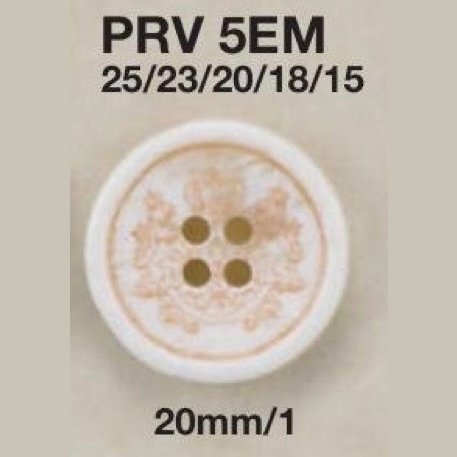 PRV5EM Bottone A 4 Fori Realizzato In Resina Urea[Pulsante] IRIS