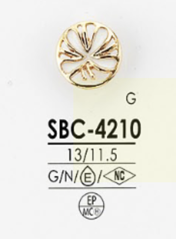 SBC4210 Bottone Semicircolare In Resina Epossidica/alto Metallo[Pulsante] IRIS