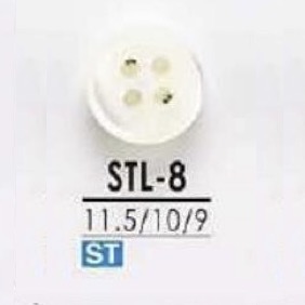 STL8 Bottone A Conchiglia A 4 Fori[Pulsante] IRIS