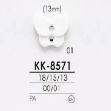 KK8571 Bottone A Due Fori In Resina Di Nylon[Pulsante] IRIS