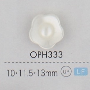 OPH333 Bottone In Plastica A Forma Di Fiore A 2 Fori[Pulsante] DAIYA BUTTON