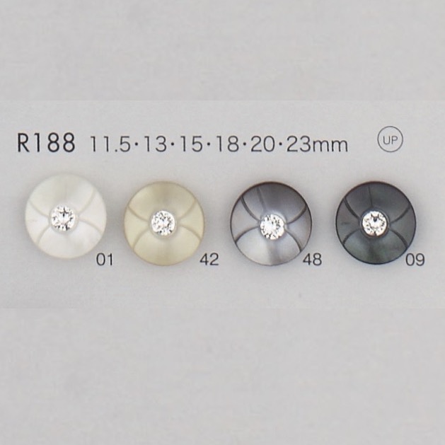 R188 Bottoni In Resina Poliestere[Pulsante] DAIYA BUTTON