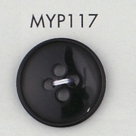 MYP117 Bottone A 4 Fori Bordato In Resina Poliestere[Pulsante] DAIYA BUTTON