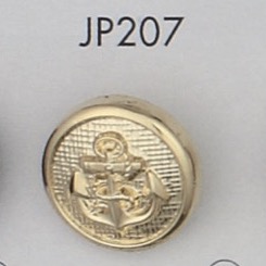 JP207 ABS樹脂製 メッキ釦[Pulsante] DAIYA BUTTON