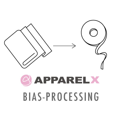 BIAS-PROCESSING Taglio Del Nastro Sbieco (Larghezza Del Tessuto 123 Cm O Più, Inferiore A 160 Cm)[Sistema]