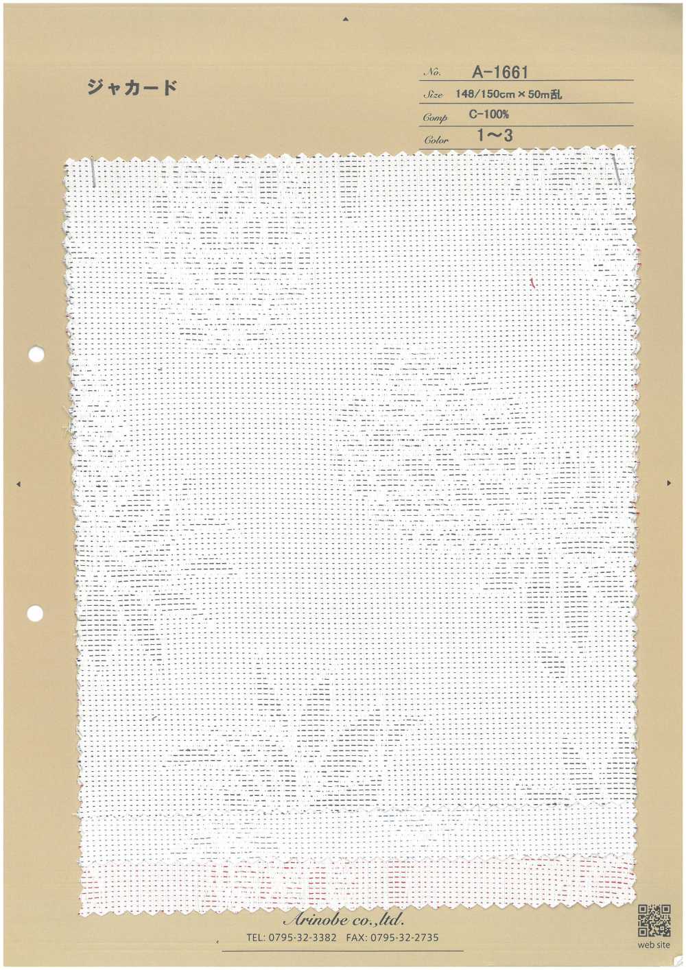 A-1661 Tessuto Jacquard[Tessile / Tessuto] ARINOBE CO., LTD.