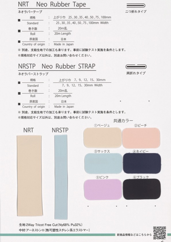 NRSTP-15 Nastro In Gomma Neo 15mm[Cavo A Nastro] Industrie Topman