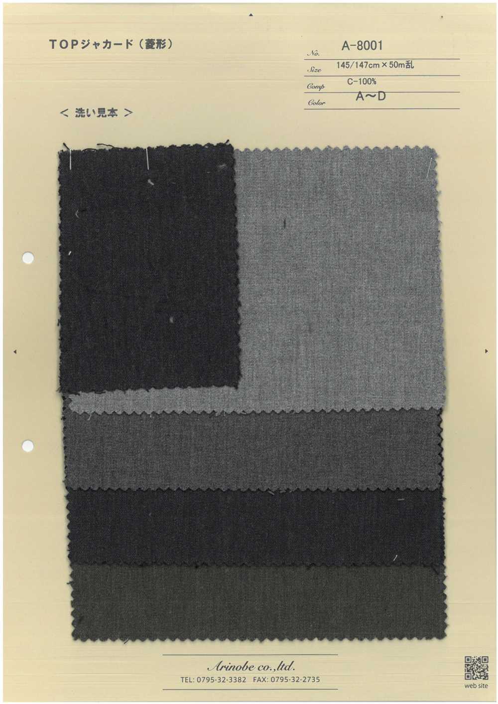 A-8001 TOP Jacquard (Rombo)[Tessile / Tessuto] ARINOBE CO., LTD.