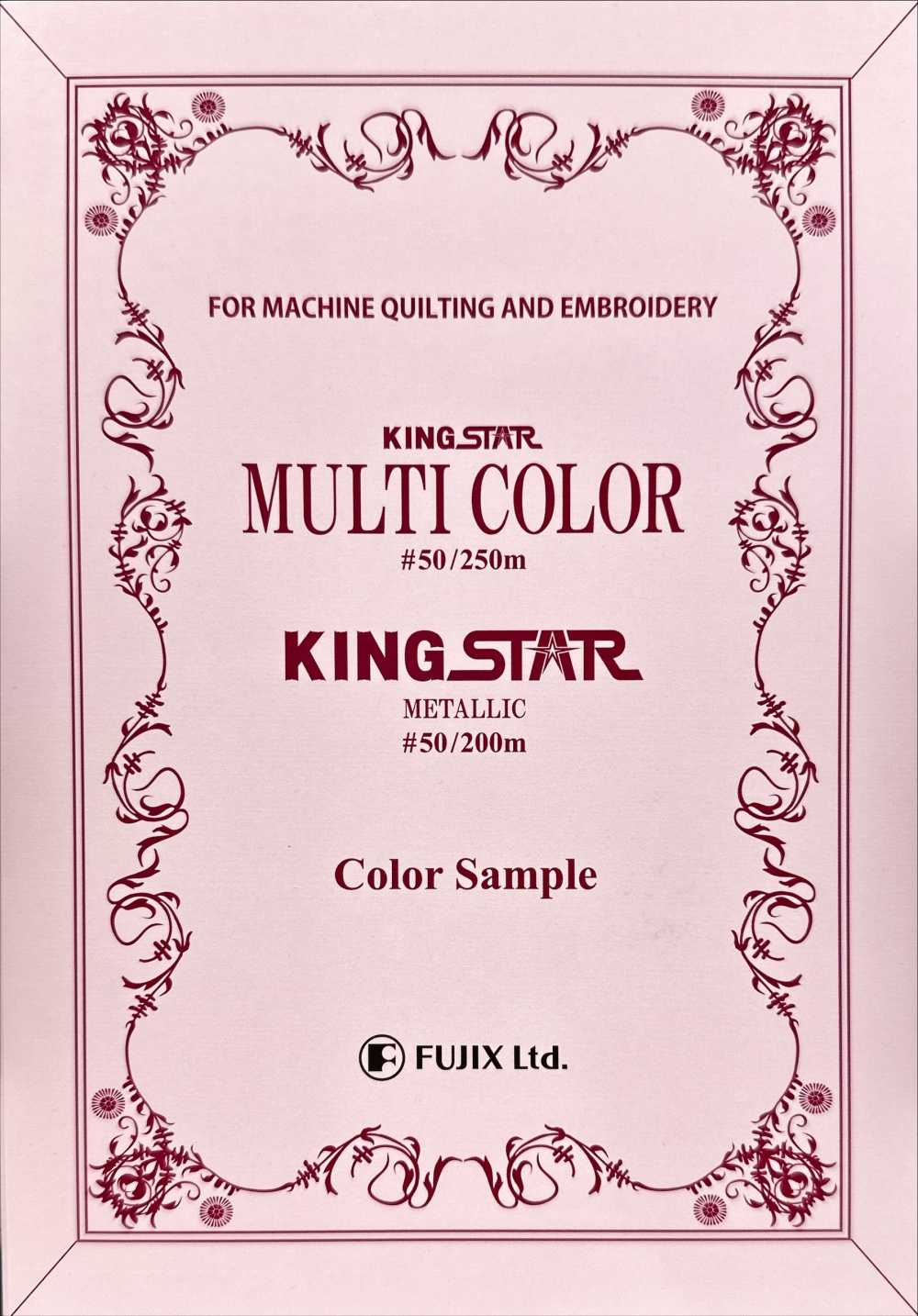 FUJIX-SAMPLE-27 Scheda Campione Kingstar Multicolor Metallic FUJIX